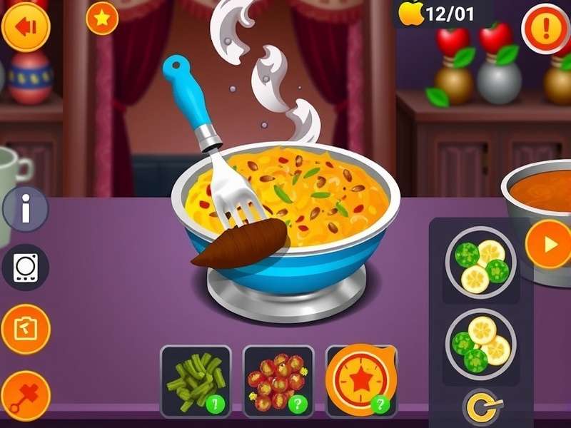 Quick Biryani Ace cooking interface
